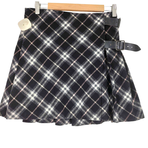 バーバリーブルーレーベル BURBERRY BLUE LABEL ノバチェック ラップスカート レディース JPN:36