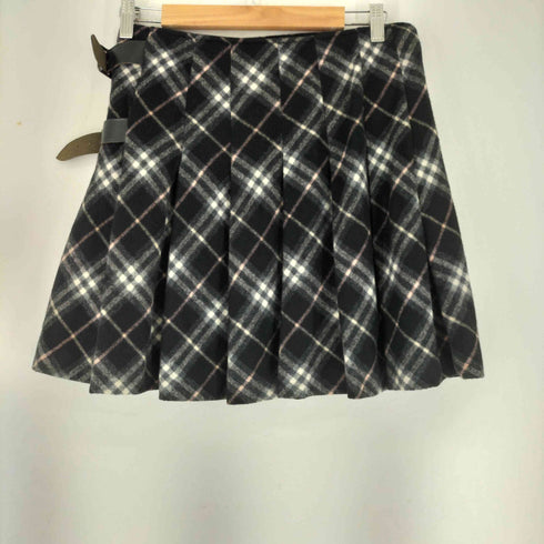 バーバリーブルーレーベル BURBERRY BLUE LABEL ノバチェック ラップスカート レディース JPN:36
