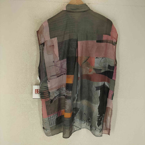 アメリヴィンテージ Ameri VINTAGE ART COLLAGE PRINT SHEER TANK TOP レディース FREE