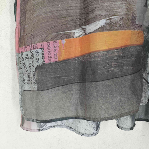 アメリヴィンテージ Ameri VINTAGE ART COLLAGE PRINT SHEER TANK TOP レディース FREE