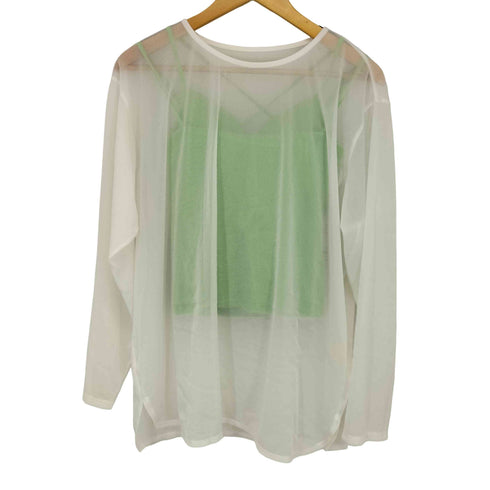 アメリヴィンテージ Ameri VINTAGE MEDI COLOR INNER SHEER TOP長袖カットソー レディース JPN:M