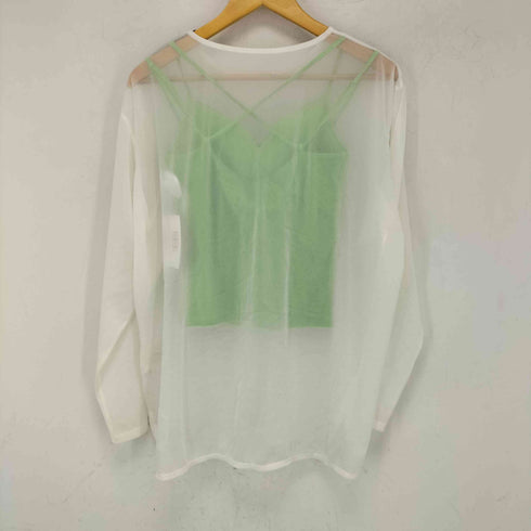 アメリヴィンテージ Ameri VINTAGE MEDI COLOR INNER SHEER TOP長袖カットソー レディース JPN:M