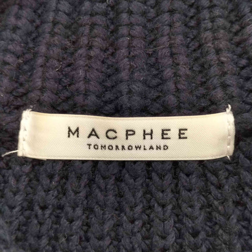 マカフィー MACPHEE ハイブリッドコットン ショートブルゾン レディース JPN:S
