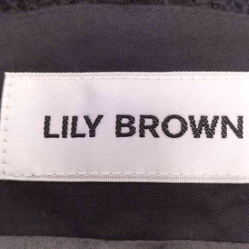 リリーブラウン Lily Brown バックリボンフリル2wayスカート レディース JPN:0