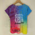 sweet gisele Y2K ラインストーン クルーネック 総柄 Tシャツ レディース JPN:S