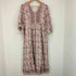 ヌキテパ NE QUITTEZ PAS Ethnic Print Flare Sleeve Dress エスニックプリント フレアスリーブドレス レディース