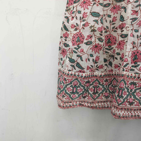 ヌキテパ NE QUITTEZ PAS Ethnic Print Flare Sleeve Dress エスニックプリント フレアスリーブドレス レディース