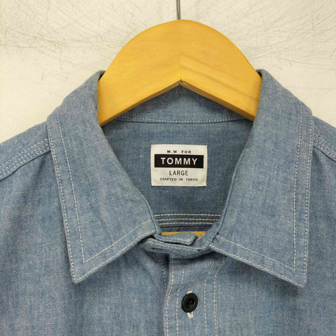 トミー TOMMY シャンブレーシャツ メンズ import:L