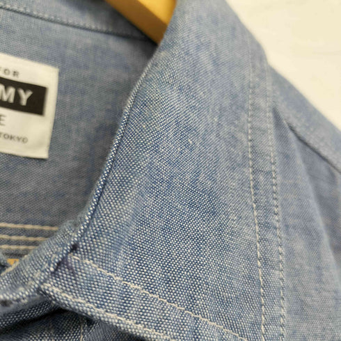 トミー TOMMY シャンブレーシャツ メンズ import:L