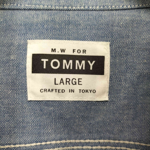 トミー TOMMY シャンブレーシャツ メンズ import:L