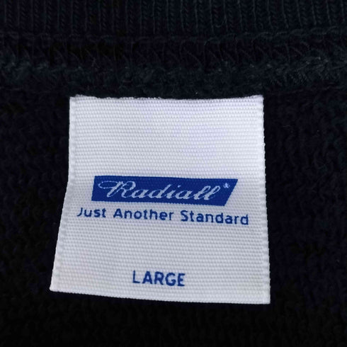 ラディアル RADIALL HOOD CITY CREW NECK SWEATSHIRT L/S グラフィック ロゴプリント スウェット メンズ L