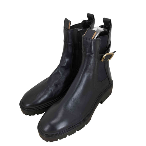 ザラ ZARA サイドゴアブーツ レディース JPN:37