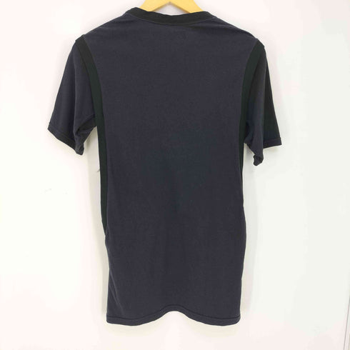 ワイプロジェクト Y/PROJECT フランス製 サイドスリット タンクトップレイヤード クルーネック半袖Tシャツ レディース import:S
