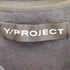 ワイプロジェクト Y/PROJECT フランス製 サイドスリット タンクトップレイヤード クルーネック半袖Tシャツ レディース import:S