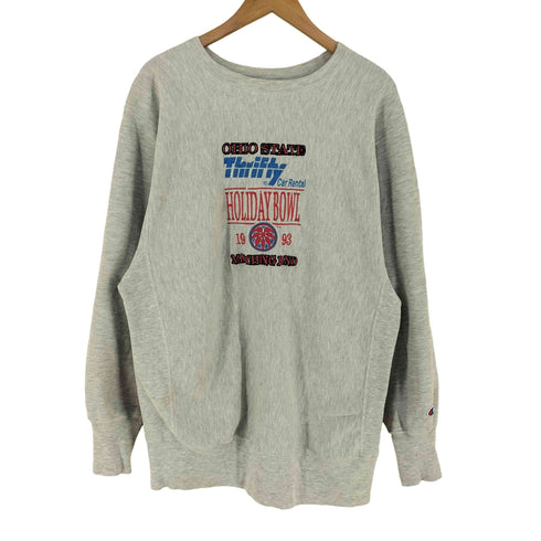 チャンピオン Champion 90s USA製 刺繍タグ OHIO STATE 刺繍 REVERSE WEAVE リバースウィーブ スウェット メンズ XL