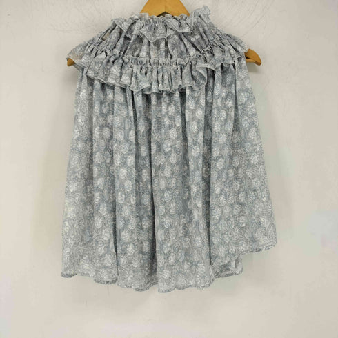 L’AUBE BLAN Claubeblanc Paisley Cut jacquard Blouse ペイズリー カットジャガード ブラウス レディース FREE