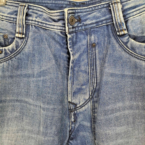 ディーゼル DIESEL TIMMEN スタッズ ボタンフライデニムパンツ メンズ 36X32