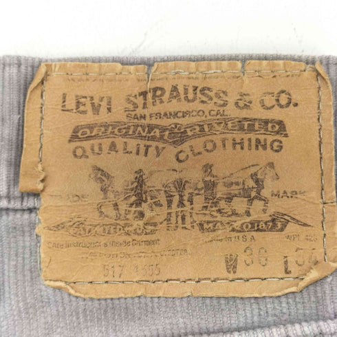 リーバイス Levis 517-1555 42TALON フレアカット コーデュロイパンツ メンズ 36X34