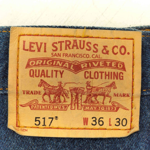 リーバイス Levis 517 ブーツカット デニムパンツ メンズ 36X30