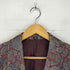 パルティーナ PARTINA pig leather ピッグレザー 豚革 ペイズリー ダブル テーラード レザージャケット レディース M