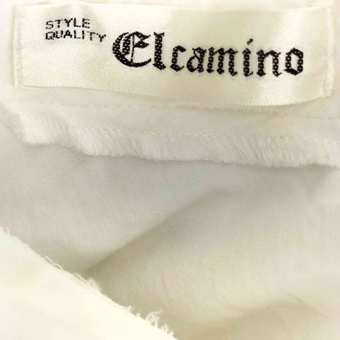 エルカミーノ ELCAMINO ギャザーブラウス レディース