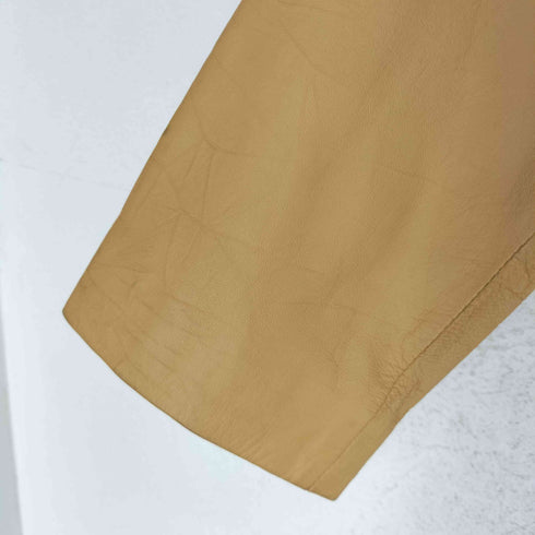 lamb leather ラムレザー 羊革 ダブル レザージャケット レディース L