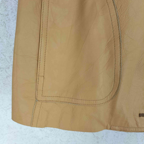 lamb leather ラムレザー 羊革 ダブル レザージャケット レディース L