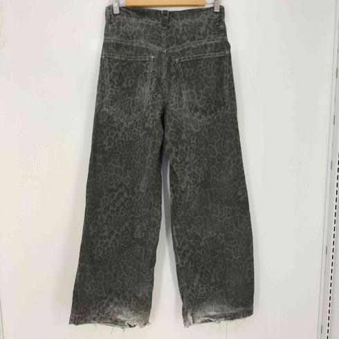 ジェイディッドロンドン JADED LONDON Charcoal Leopard Fade Colossus Jeans メンズ UK:28-29
