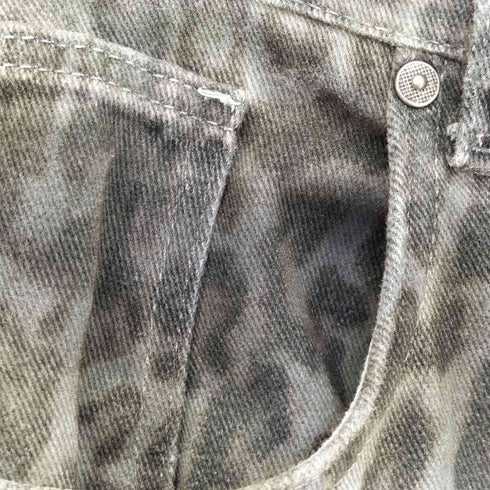 ジェイディッドロンドン JADED LONDON Charcoal Leopard Fade Colossus Jeans メンズ UK:28-29
