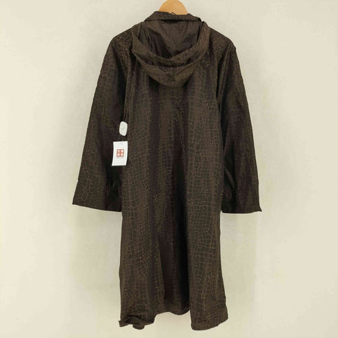 TRENCH AND COAT イタリア製 クロコ ナイロン コート レディース S