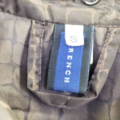 TRENCH AND COAT イタリア製 クロコ ナイロン コート レディース S