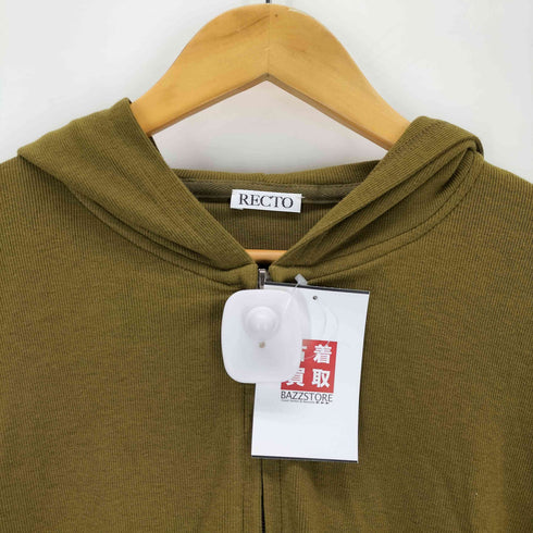 RECTO WOOL TENCEL ZIP HOODIE ウールテンセルジップフーディー メンズ S