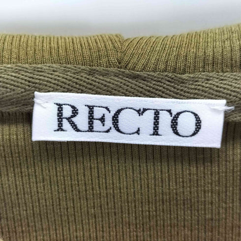 RECTO WOOL TENCEL ZIP HOODIE ウールテンセルジップフーディー メンズ S