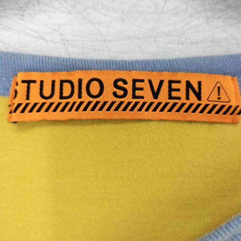 スタジオセブン STUDIO SEVEN ラグラン クルーネックTシャツ メンズ JPN:M