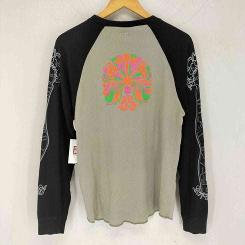 ディーゼル DIESEL 55DIESEL スカルプリント L/S Tシャツ 袖ロゴカットソー メンズ import:M