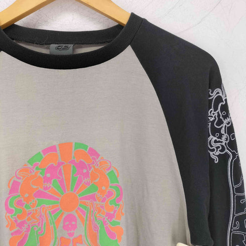 ディーゼル DIESEL 55DIESEL スカルプリント L/S Tシャツ 袖ロゴカットソー メンズ import:M