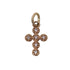 エイミーイストワール eimy istoire K10 little cross charm クロス ダイヤ ペンダント チャーム レディース