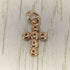 エイミーイストワール eimy istoire K10 little cross charm クロス ダイヤ ペンダント チャーム レディース