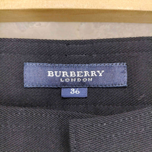 バーバリーロンドン BURBERRY LONDON ウール スラックスパンツ レディース 36