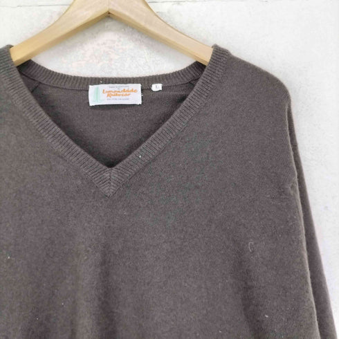 lomondside knitwear PURE CASHMERE ピュアカシミヤ100% Vネックセーター メンズ JPN:L