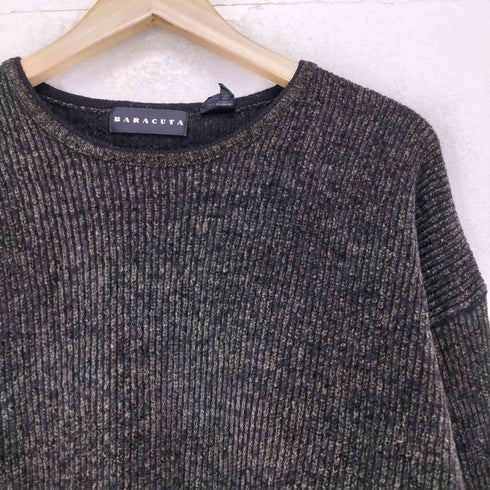 バラクータ BARACUTA クルーネックリブニット メンズ