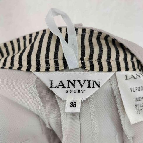 ランバン スポール LANVIN SPORT センタープレス スラックス レディース 36