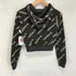 アディダス adidas クロップド モノグラム ジップパーカー レディース JPN:XS