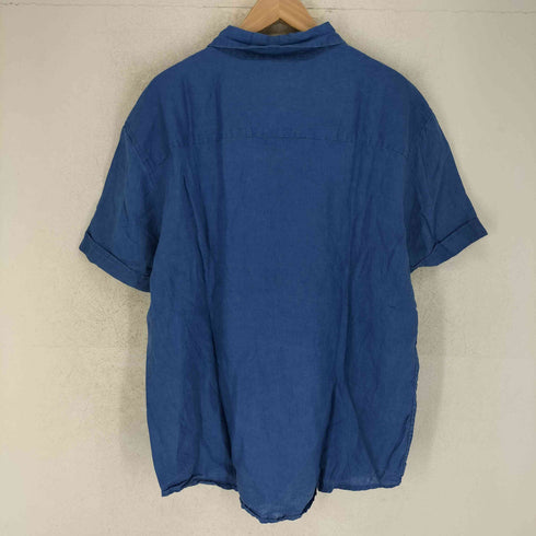 ブルーノ BRUNO リネン100 ショートスリーブシャツ メンズ JPN:XL