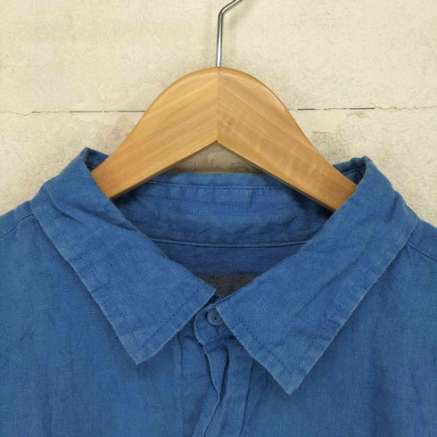 ブルーノ BRUNO リネン100 ショートスリーブシャツ メンズ JPN:XL