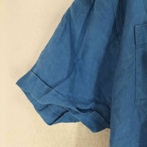 ブルーノ BRUNO リネン100 ショートスリーブシャツ メンズ JPN:XL