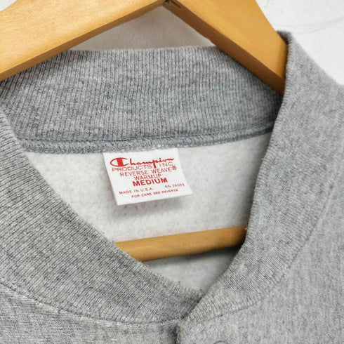 チャンピオン Champion USA製 単色タグ復刻 REVERSE WEAVE スナップカーディガン メンズ import:M
