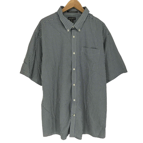 エディーバウアー Eddie Bauer ボタンダウン ショートスリーブチェックシャツ メンズ 2XL