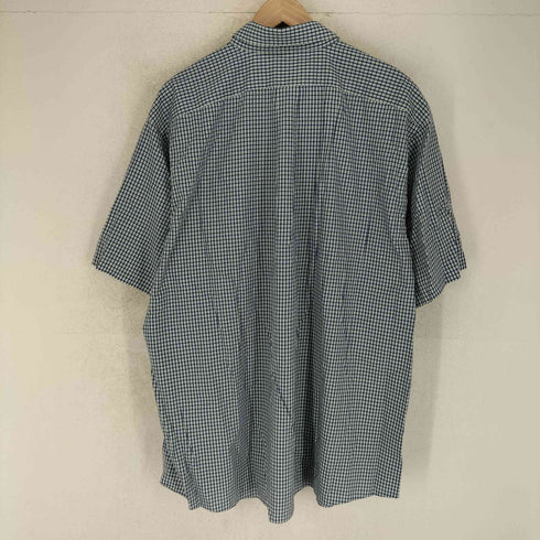 エディーバウアー Eddie Bauer ボタンダウン ショートスリーブチェックシャツ メンズ 2XL