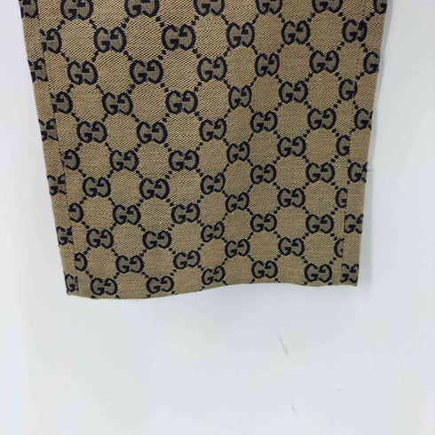 グッチ GUCCI レザー インターロッキングG GGキャンバス イージーパンツ メンズ EUR:44-46